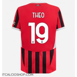 AC Milan Theo Hernandez #19 Prima Maglia 2024-25 Manica Corta